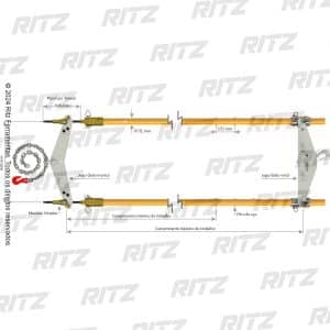 RC401-0411 Tensionador Duplo para Distribuição